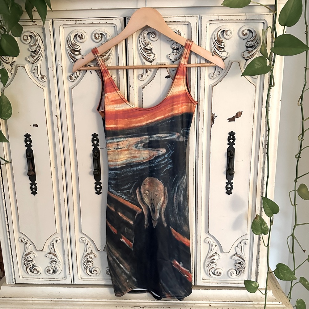 Blackmilk The Scream Bodycon Dress